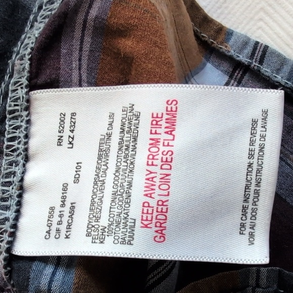 mexx plaid shirt & denim jeans matching outfit set 12-18 months baby toddler boy - Picture 3 of 16